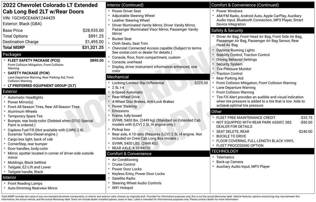 2022 Chevrolet Colorado LT
