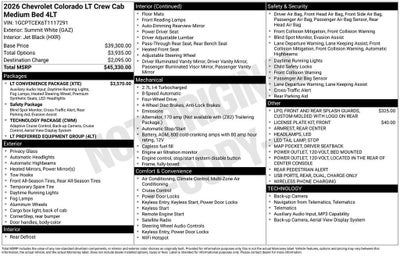 2026 Chevrolet Colorado LT