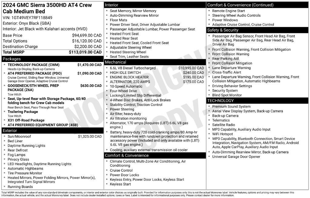 2024 GMC Sierra 3500 HD AT4