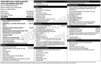 2024 GMC Sierra 3500 HD Denali