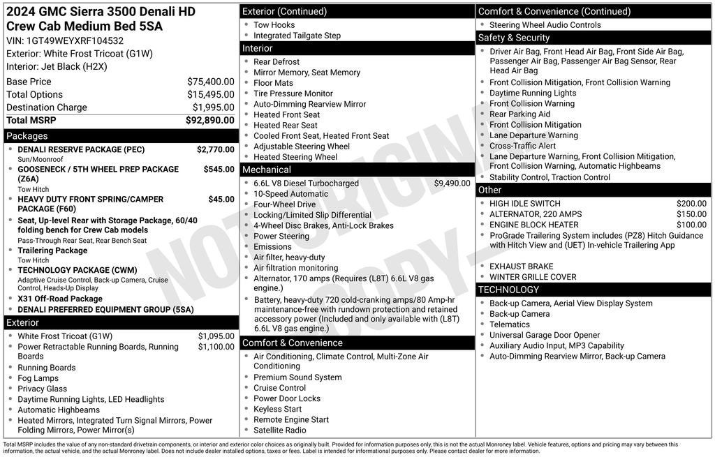 2024 GMC Sierra 3500 HD Denali