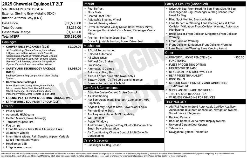 2025 Chevrolet Equinox LT