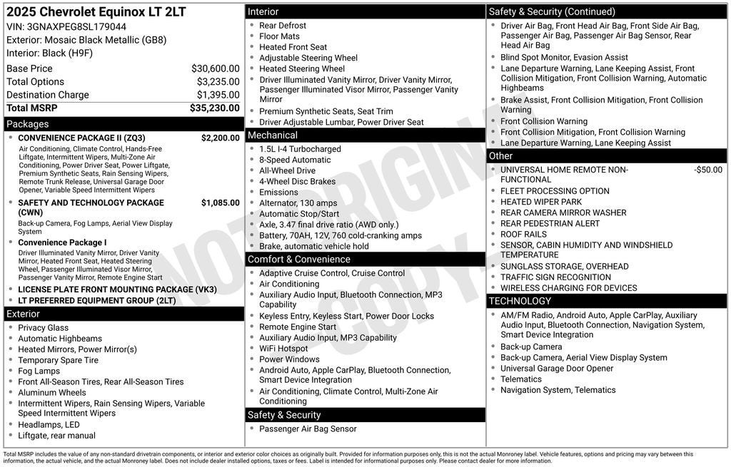 2025 Chevrolet Equinox LT