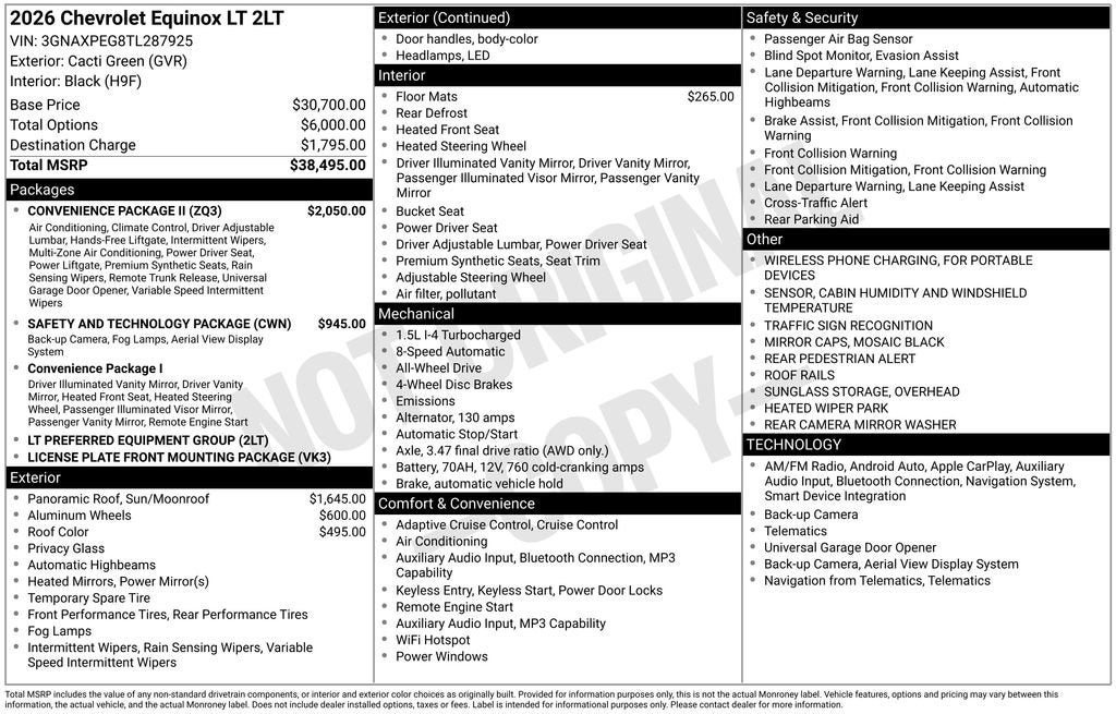 2026 Chevrolet Equinox LT