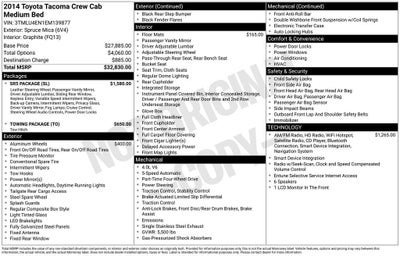 2014 Toyota Tacoma Base V6