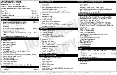 2026 Chevrolet Trax LT