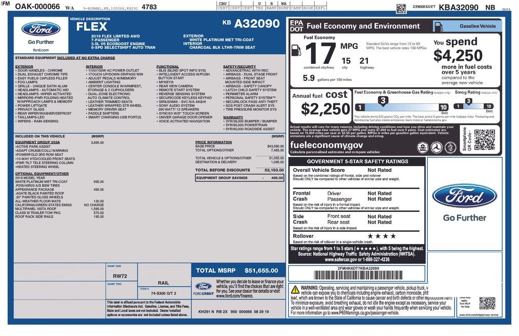 2019 Ford Flex Limited
