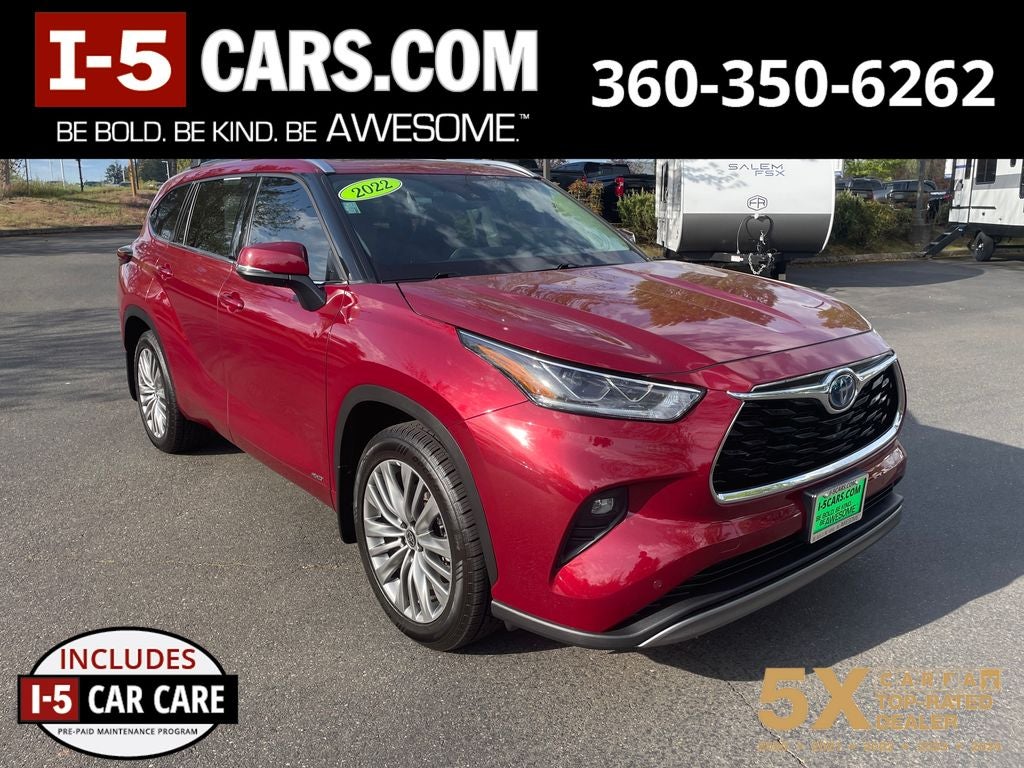 2022 Toyota Highlander Hybrid Platinum
