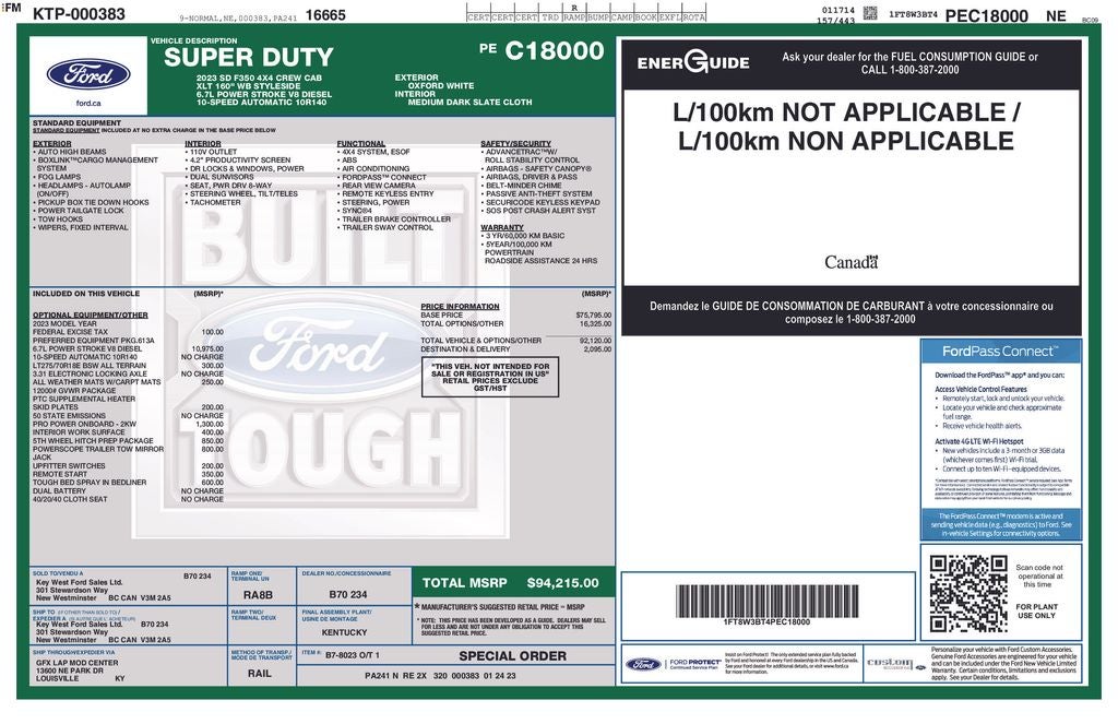 2023 Ford F-350SD XLT