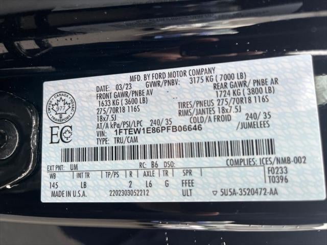 2023 Ford F-150 Tremor