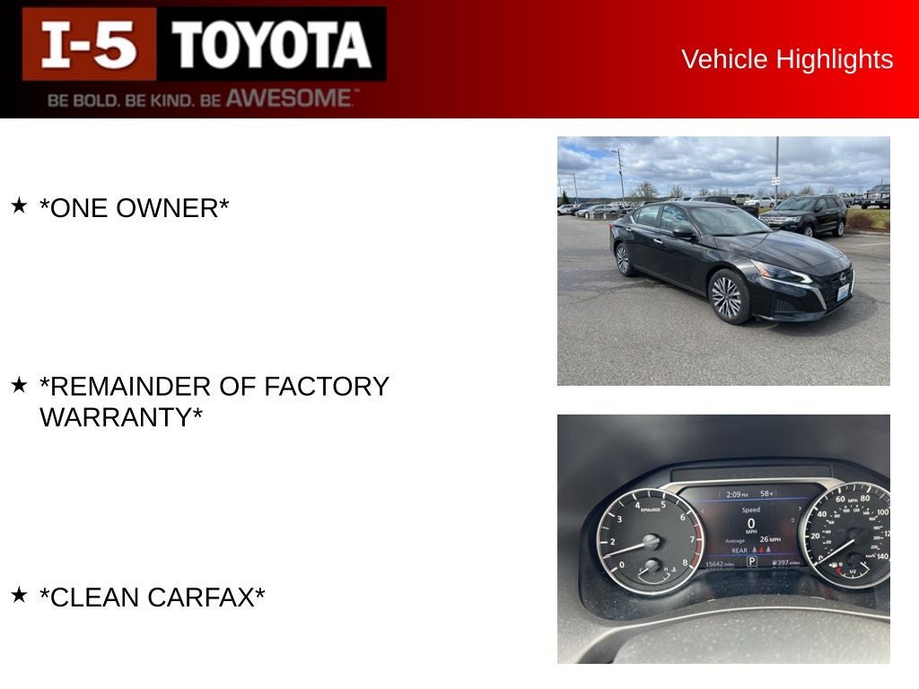 2025 Nissan Altima 2.5 SV