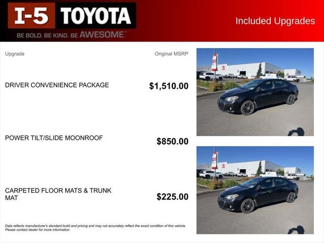 2014 Toyota Corolla S Premium