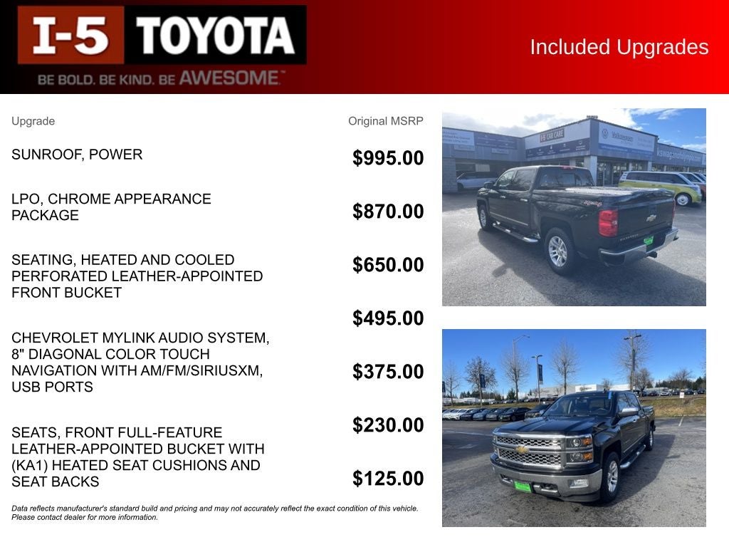 2015 Chevrolet Silverado 1500 LTZ 1LZ