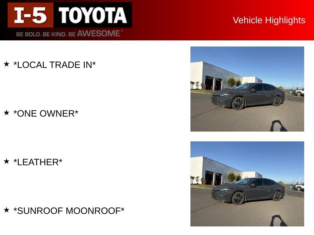 2025 Toyota Camry XLE
