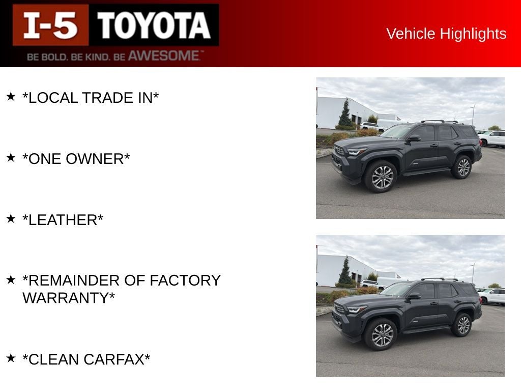 2025 Toyota 4Runner Limited