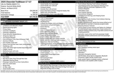 2025 Chevrolet TrailBlazer LT