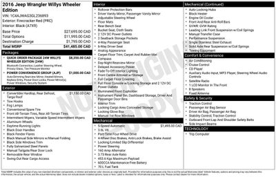 2016 Jeep Wrangler Sport