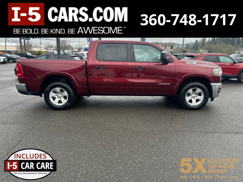 2025 RAM 1500 Big Horn Crew Cab 4x4 5'7' Box