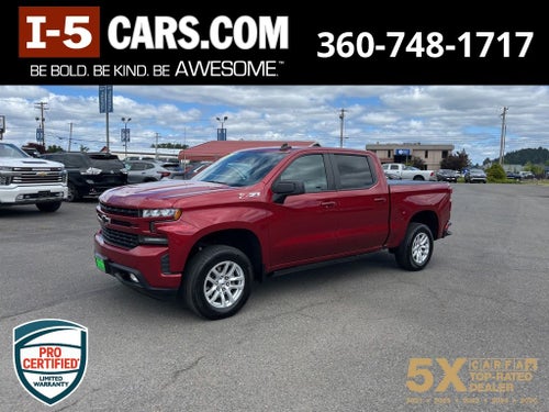 2020 Chevrolet Silverado 1500 4WD Crew Cab Short Bed RST
