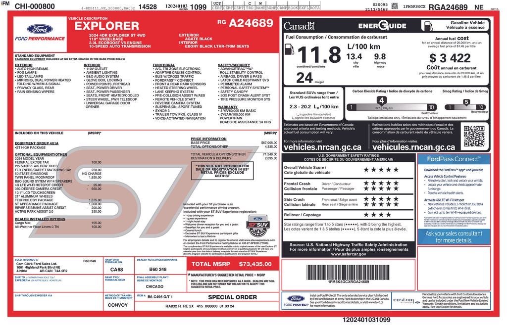 2024 Ford Explorer ST