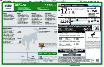 2022 Ford Bronco Base Advanced