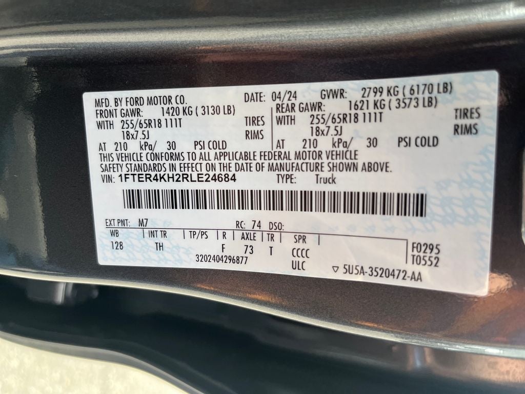 2024 Ford Ranger Lariat