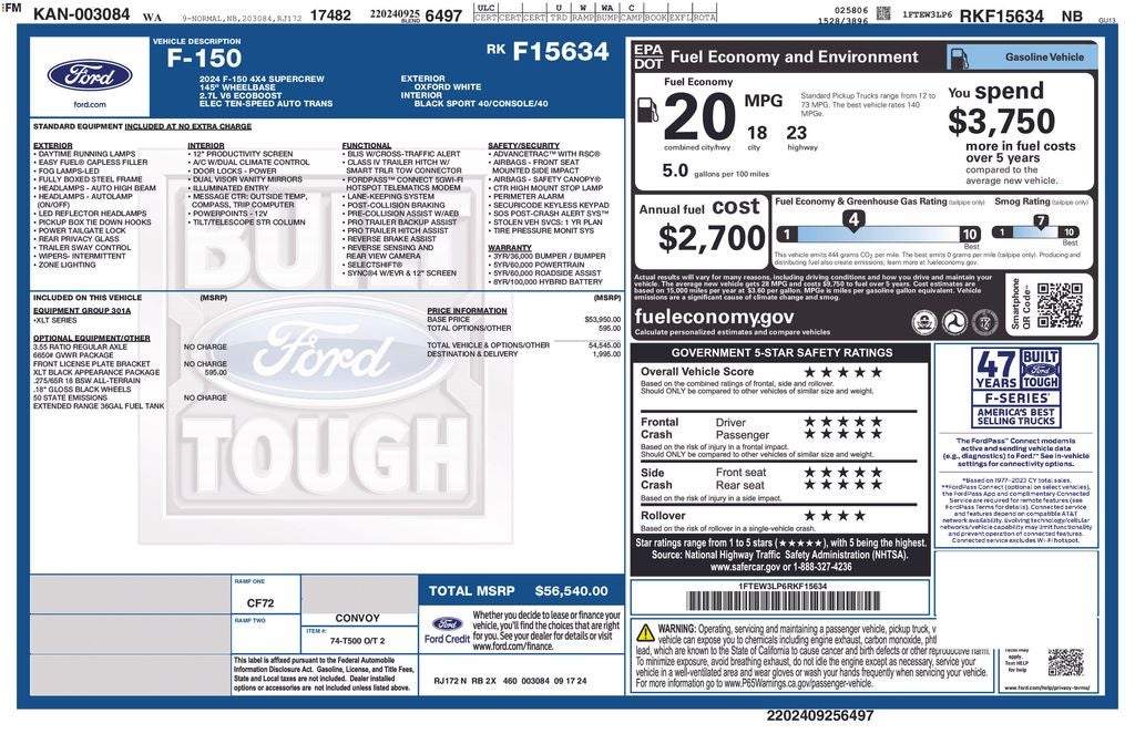 2024 Ford F-150 XLT