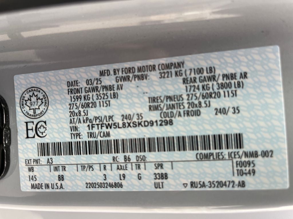 2025 Ford F-150 Lariat