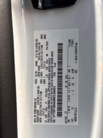 2021 Ford Super Duty F-350 SRW XL
