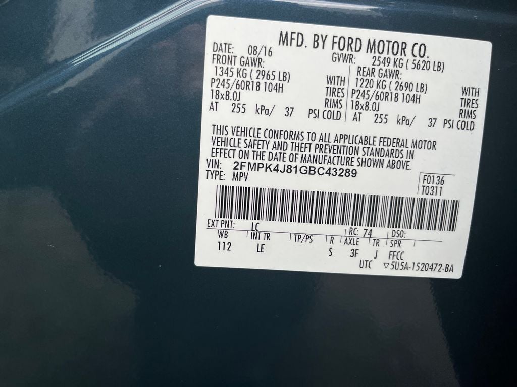 2016 Ford Edge SEL