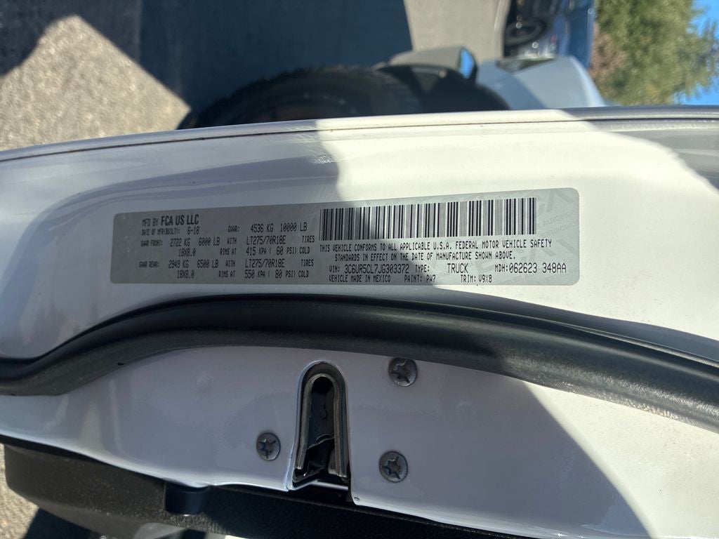 2018 RAM 2500 Tradesman