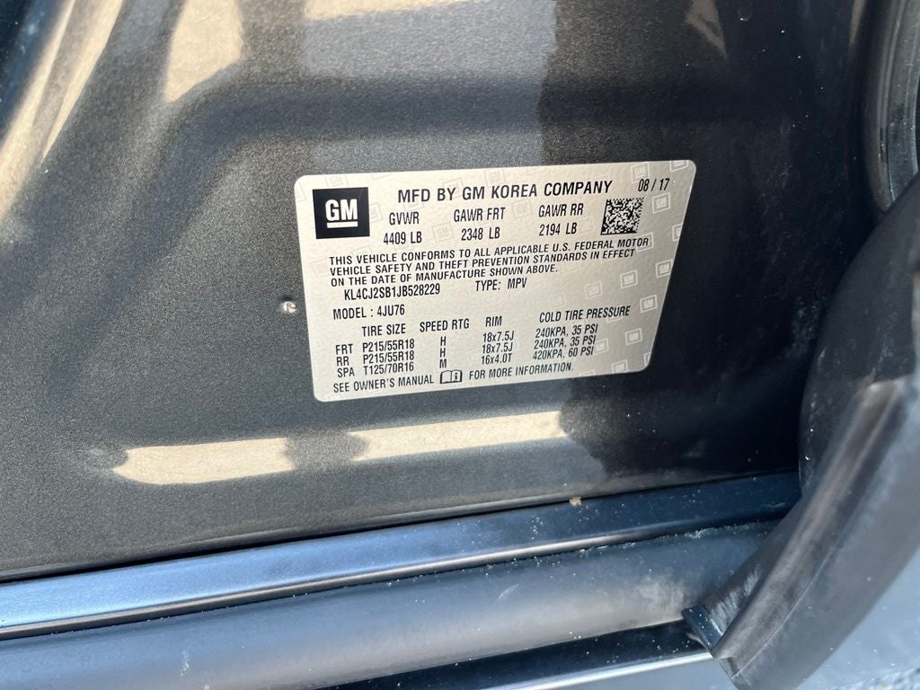 2018 Buick Encore Sport Touring